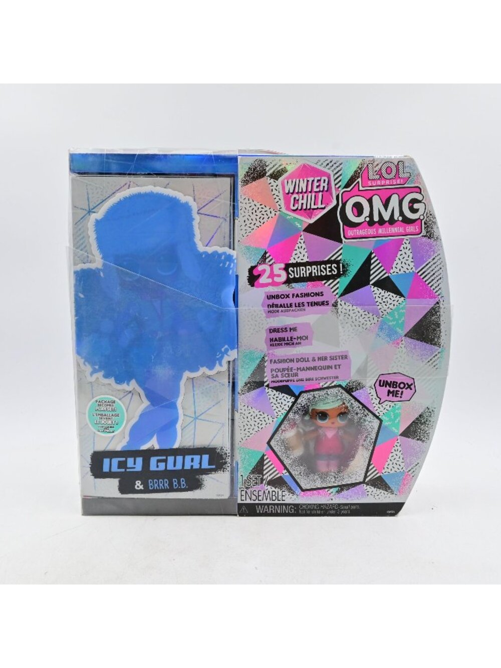 LOL Surprise! OMG Winter Chill ICY Gurl & Brrr B.B. Doll New Sealed